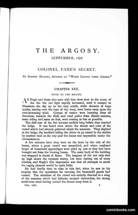 The Argosy, Vol. 65, September 1898
