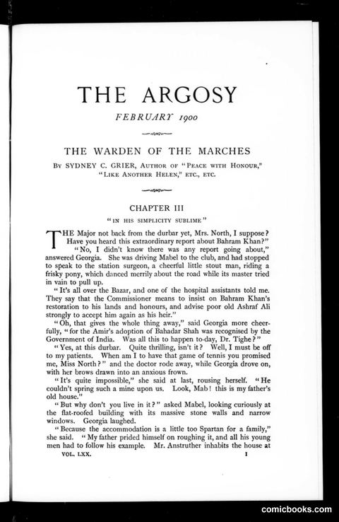 The Argosy, February 1900