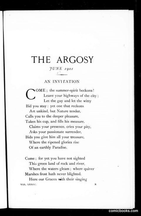 The Argosy, Vol. 74