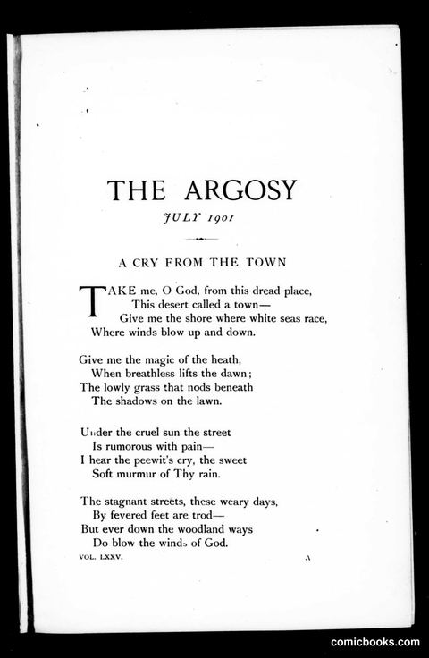 The Argosy, Vol. 75