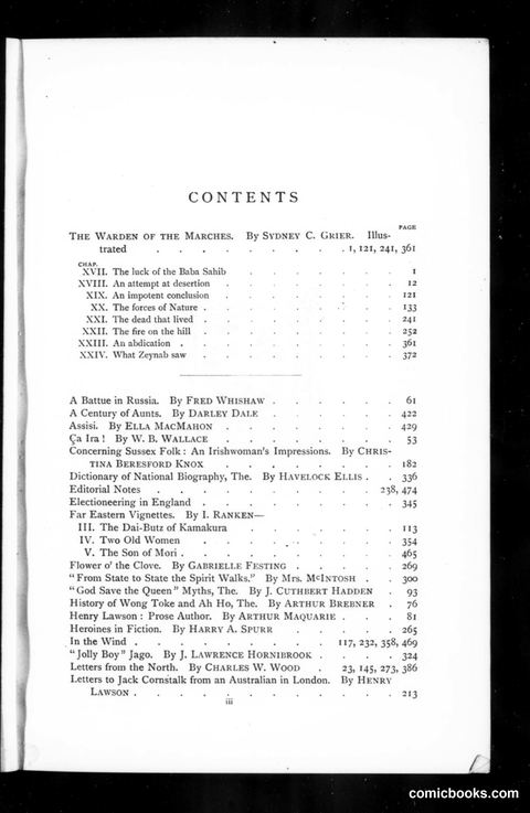 The Argosy, 1900
