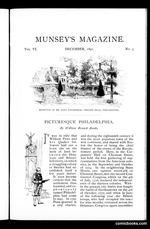 Munsey's Magazine, December 1891