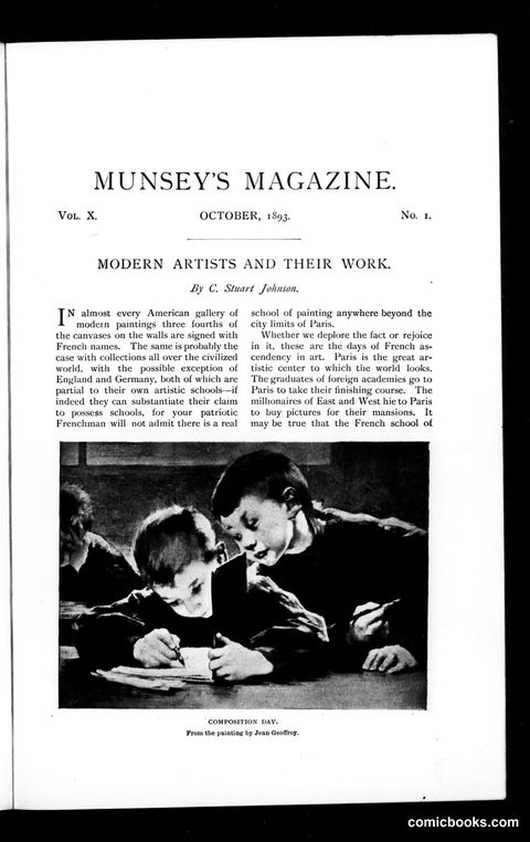 Munsey's Magazine, October 1893
