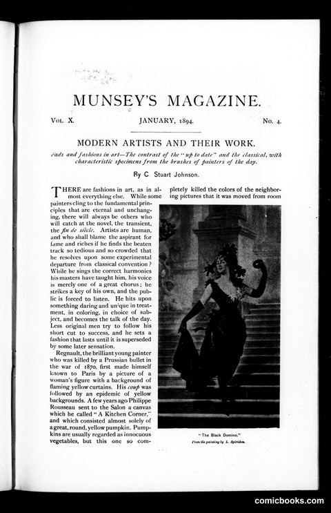 Munsey's Magazine, January 1894