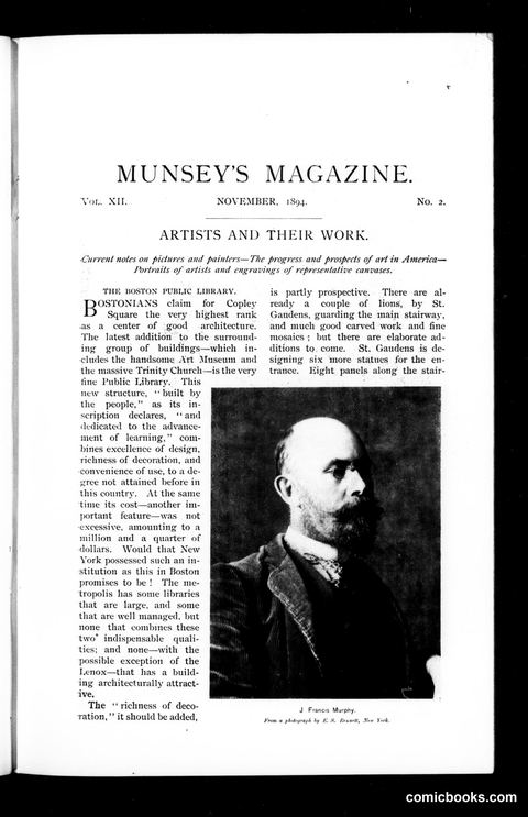 Munsey's Magazine, November 1894