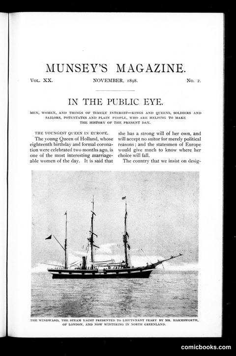 Munsey's Magazine, November 1898