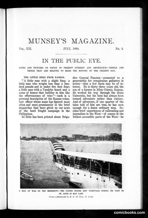 Munsey's Magazine, July 1899