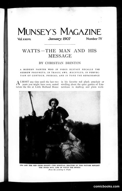 Munsey's Magazine, January 1907