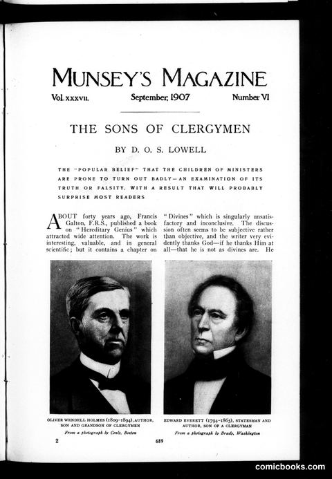Munsey's Magazine, September 1907