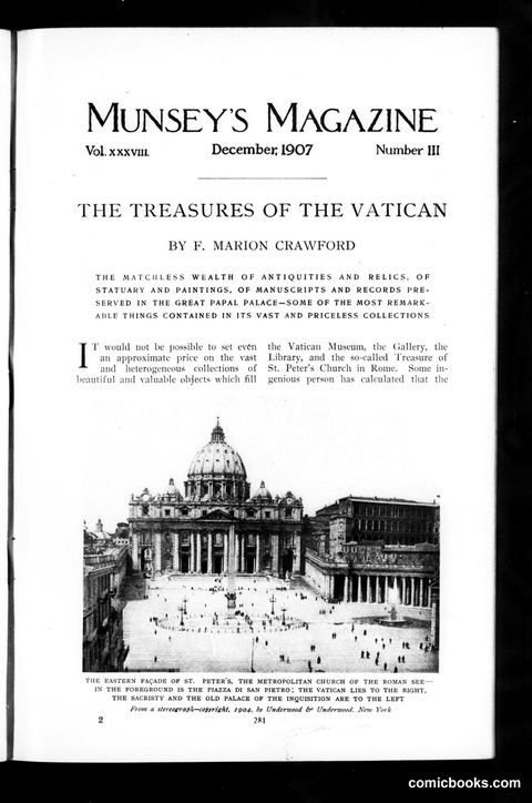 Munsey's Magazine, December 1907