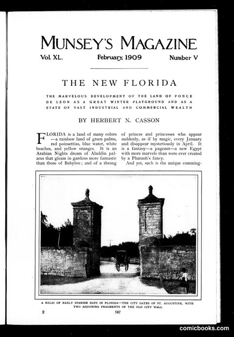 Munsey's Magazine, February 1909
