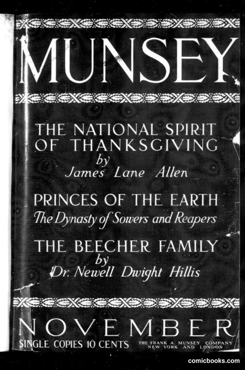 Munsey's Magazine, November 1911