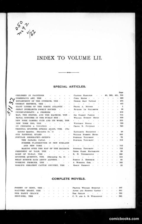 Munsey's Magazine, Vol. 52 (1914)
