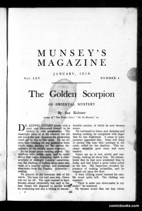 Munsey's Magazine, January 1919