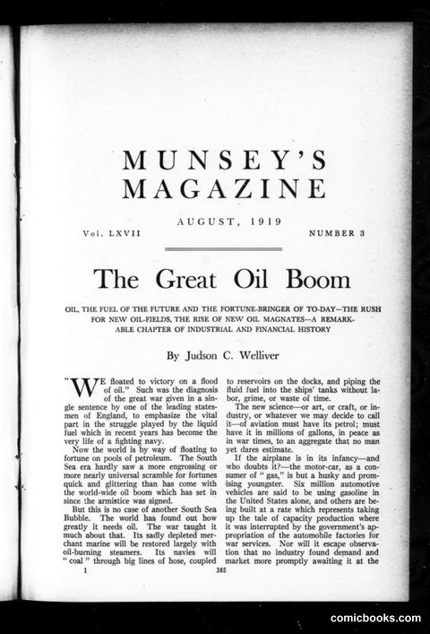 Munsey's Magazine, August 1919