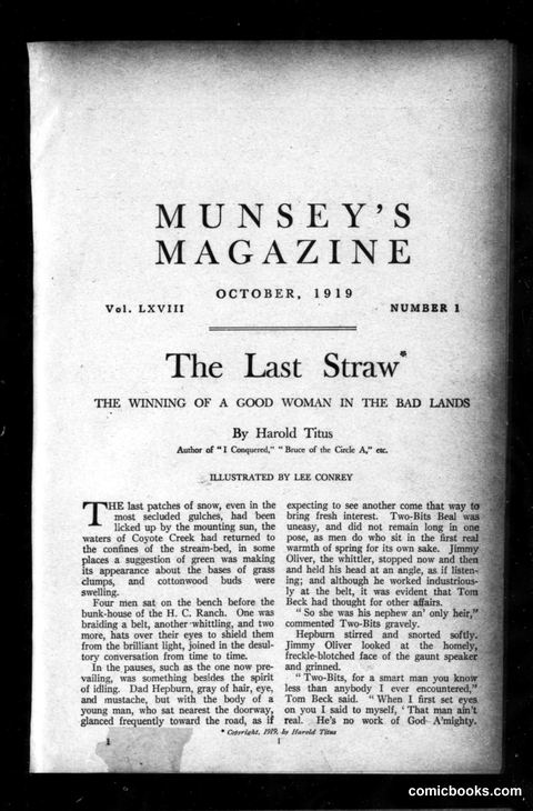 Munsey's Magazine, October 1919