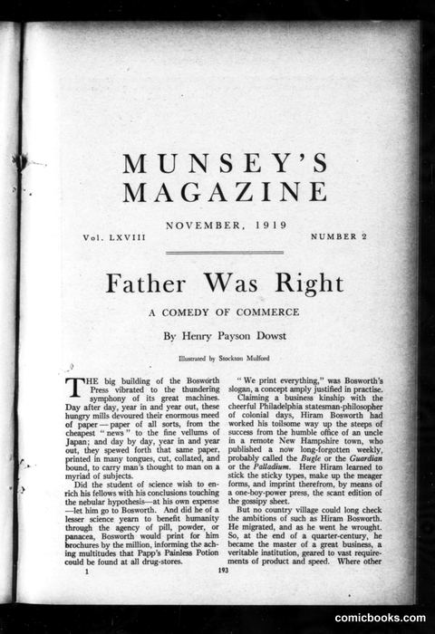 Munsey's Magazine, November 1919