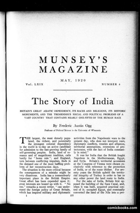 Munsey's Magazine, May 1920