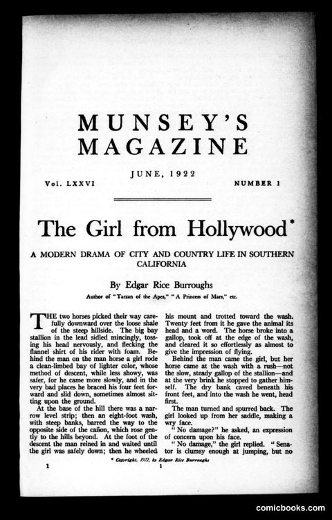 Munsey's Magazine, June 1922