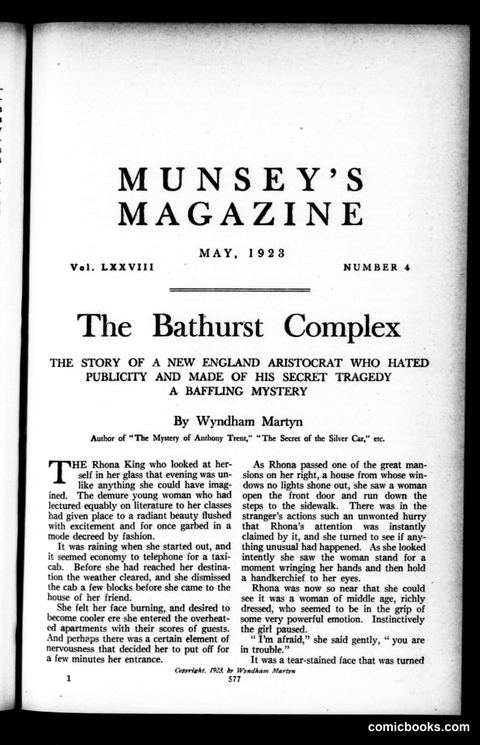 Munsey's Magazine, May 1923