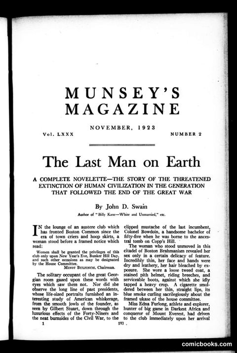 Munsey's Magazine, November 1928
