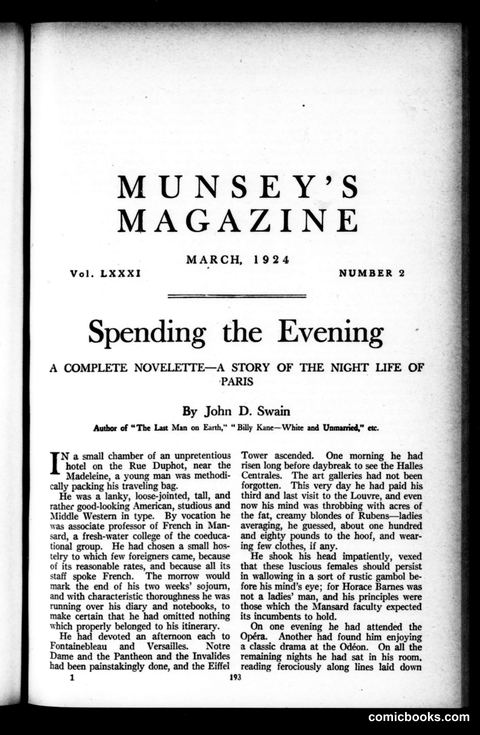 Munsey's Magazine, March 1924