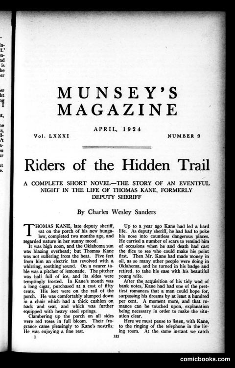 Munsey's Magazine, April 1924