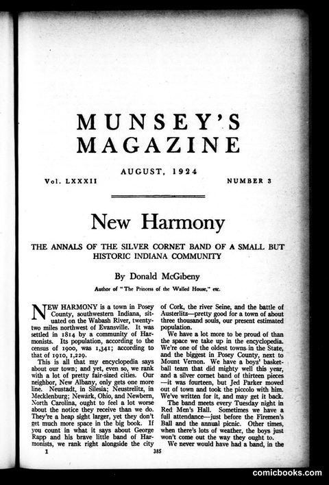 Munsey's Magazine, August 1924