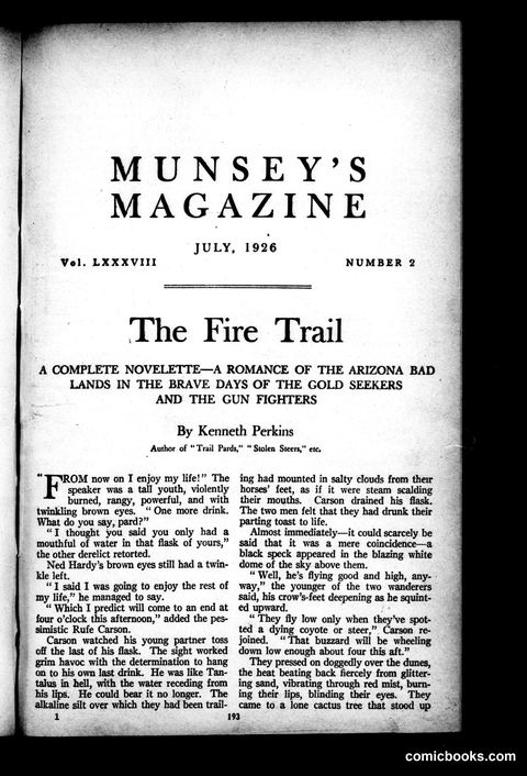 Munsey's Magazine, July 1926