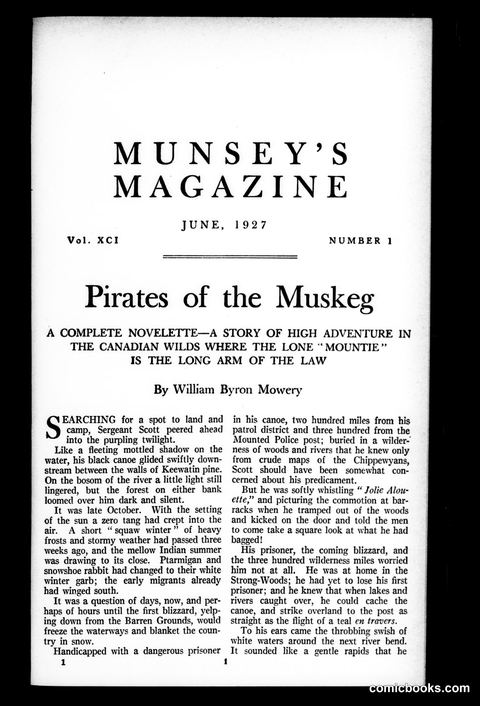 Munsey's Magazine, June 1927