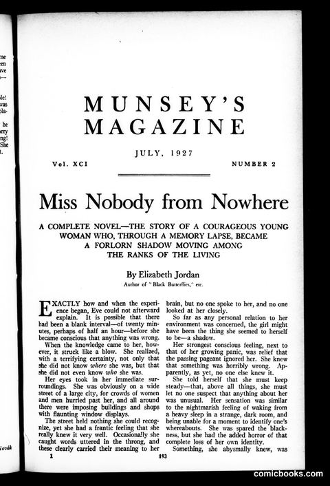 Munsey's Magazine, July 1927