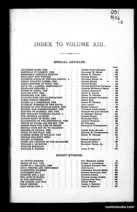 Munsey's Magazine, Volume XIII