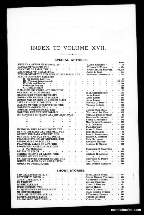 Munsey's Magazine, Volume XVII