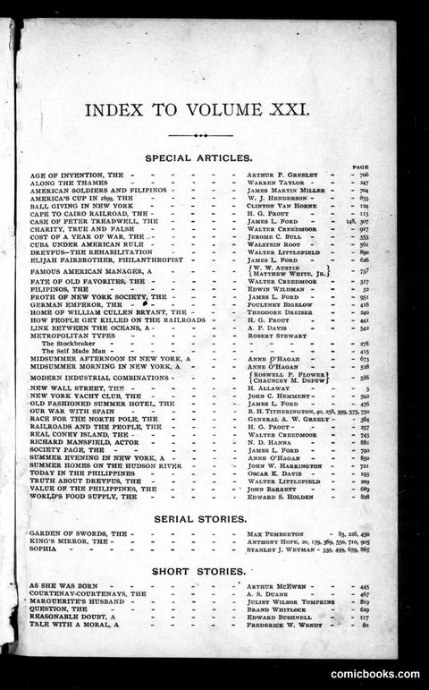 Munsey's Magazine, Volume XXI (1899)