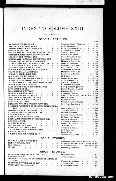 Munsey's Magazine, Volume XXIII (1900)