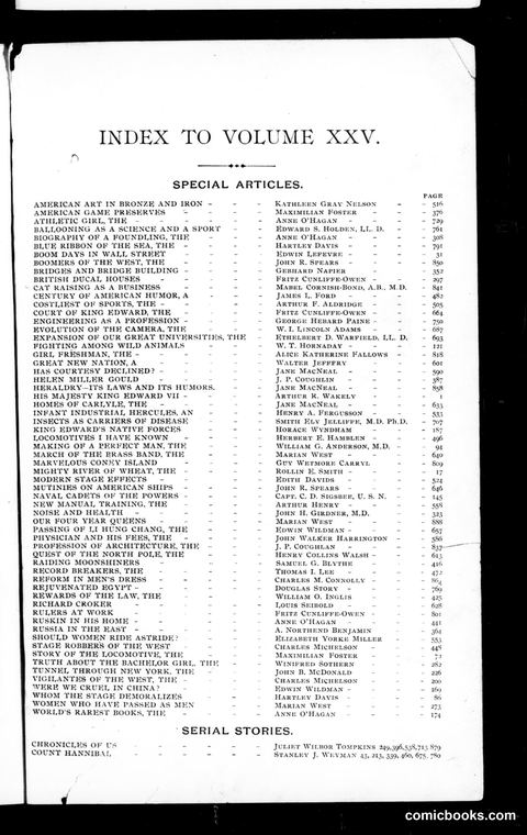 Munsey's Magazine, Volume 25