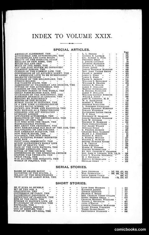 Munsey's Magazine, Volume XXIX (1903)