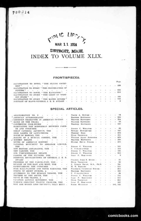 Munsey's Magazine, Volume XLIX