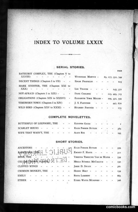 Munsey's Magazine, Volume LXXIX