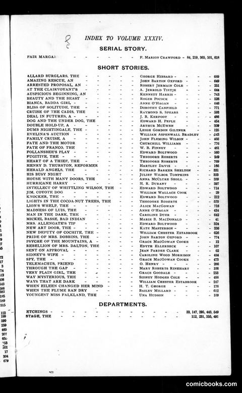 Munsey's Magazine, Volume XXXIV
