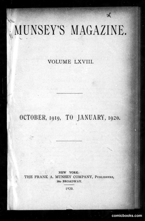 Munsey's Magazine, Vol. 68