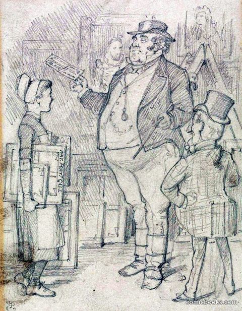 Study for a *Punch* Drawing