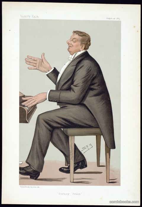 'Corney Grain' — Spy (Sir Leslie Ward)