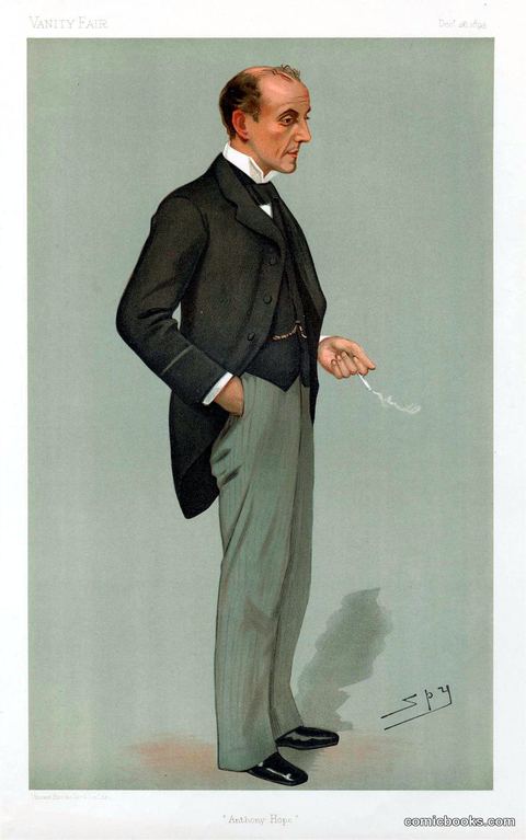 Leslie Ward ('Spy'), 'Anthony Hope,' Vanity Fair, 1895