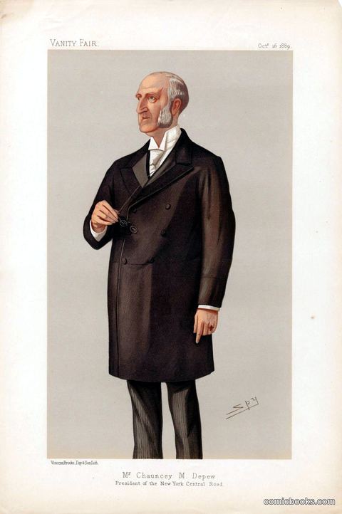 Chauncey M. Depew, President of the New York Central Road