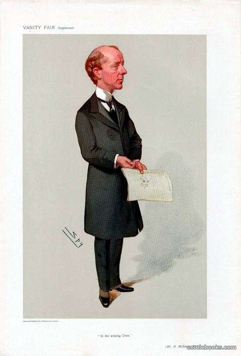 'In the winning Crew' — Mr. R. McKenna, M.P.