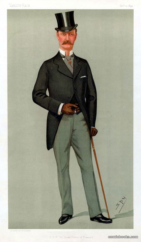 'H.R.H. The Crown Prince of Denmark' — Leslie Ward ('Spy'), Vanity Fair