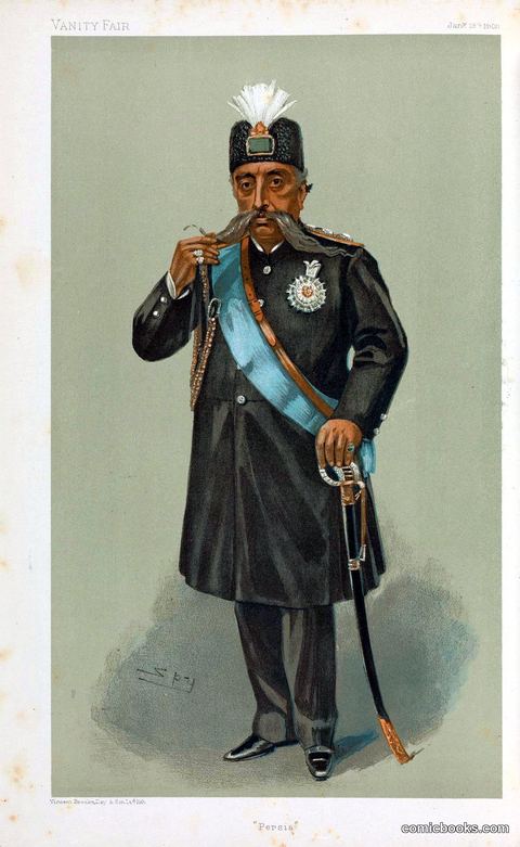 'Persia': Muzaffer-ed-din, Shah of Persia