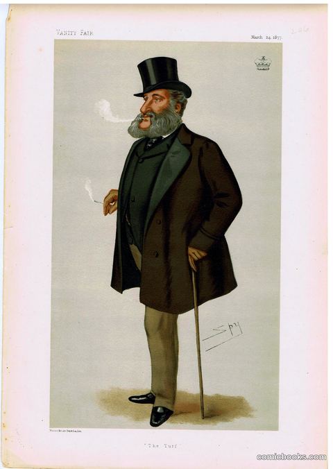 Lord Dorchester ('The Turf'), Vanity Fair, 1877
