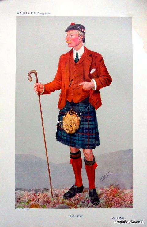 Peter Mackie ('Restless Peter'), Vanity Fair Supplement